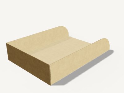 展示托盘盒·302×202×61