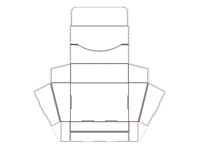 零售展示盒 3D 效果
