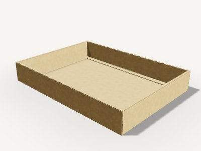 带盖的棋盘游戏盒 3D 效果