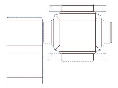 抽屉式礼盒 3D 效果