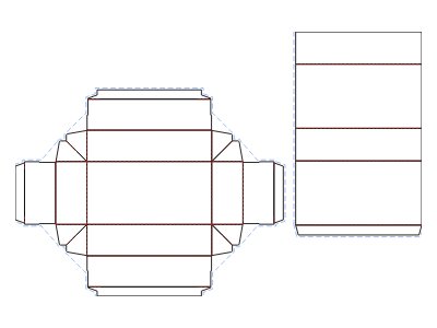 抽屉盒 3D 效果